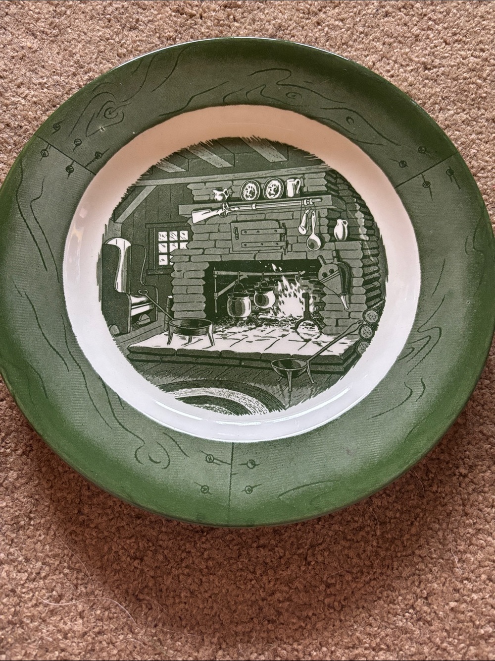 Colonial Homestead by RoyalGreen Decorative  Ceramic Dinner Plate